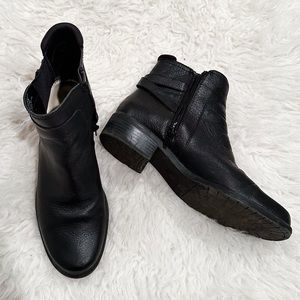 Anne Klein Leather Combat Boots